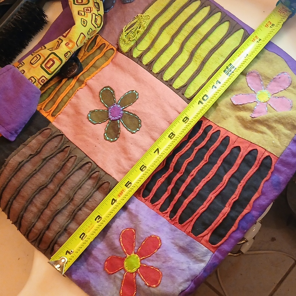 Colorful Patchwork Shoulder(strap) Bag - image 6